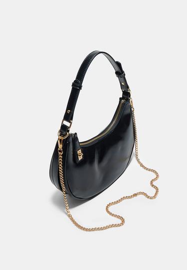 Shoulder bag with closure — Black 3