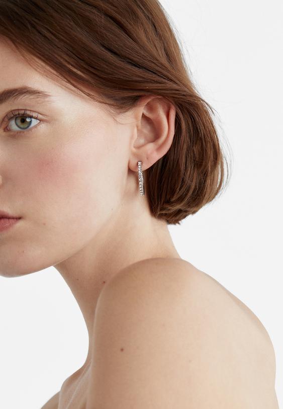 set 9 pendientes aros brillos y perlas