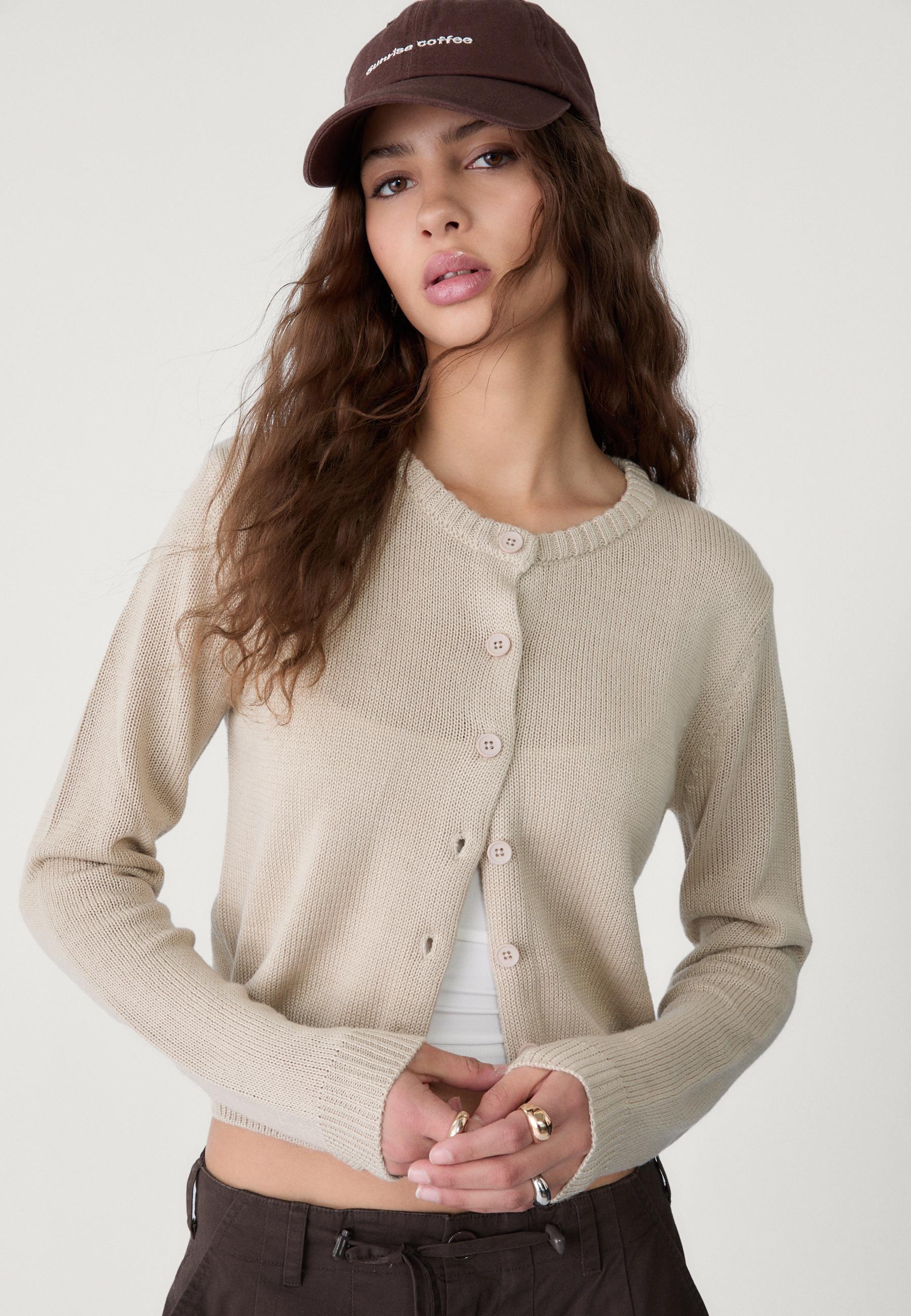 Women's knit cardigans | Stradivarius Canada Women's knit cardigans | Stradivarius Canada