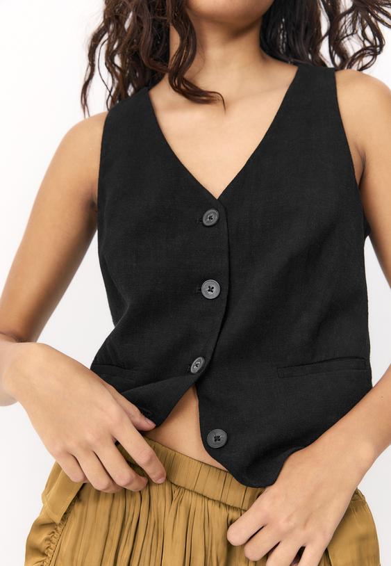 Елек С Копчета И Ефект Лен