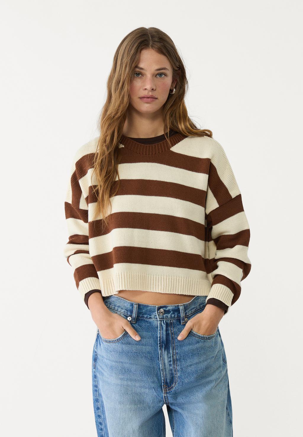 Cropped-Strickpullover