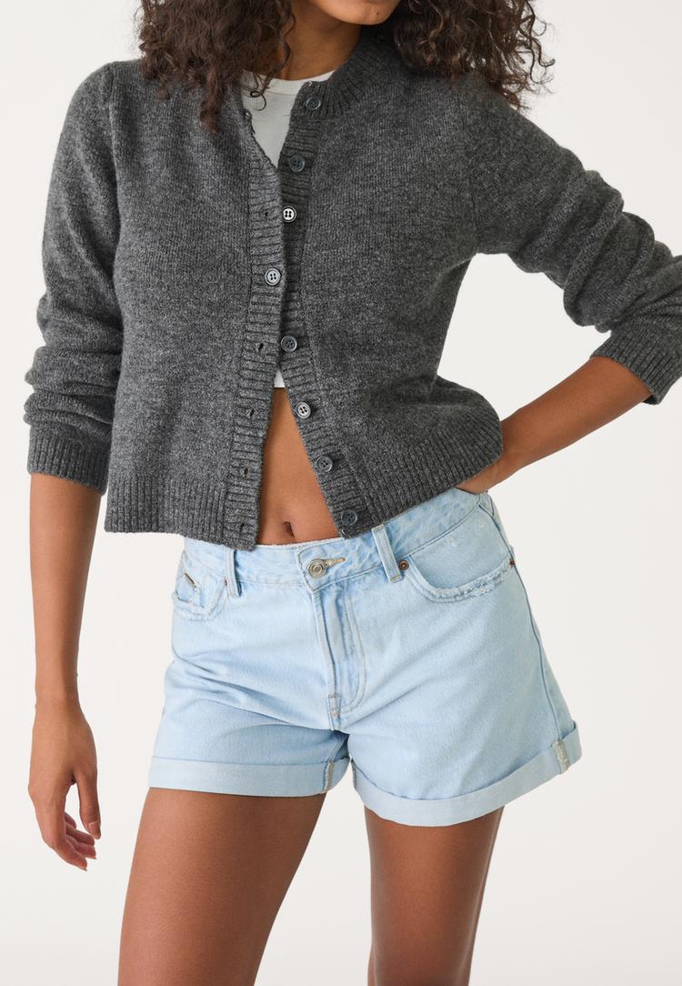 button up knit cardigan