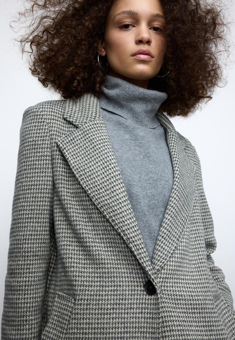 manteau midi bouton