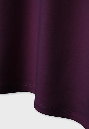 B06 Basic drop shoulder T-shirt — Dark purple 9