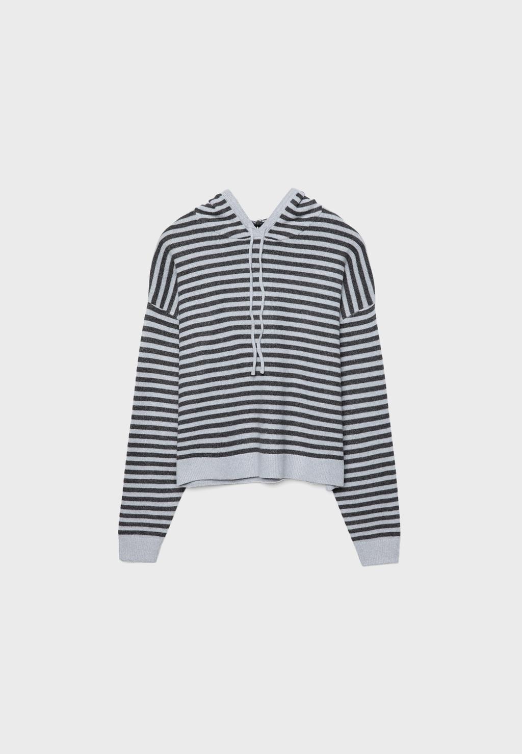 Jersey capucha rayas