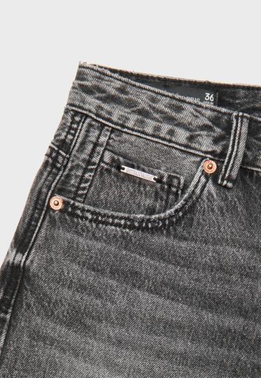 D93 Longline shorts — BLACK DENIM WASH 8