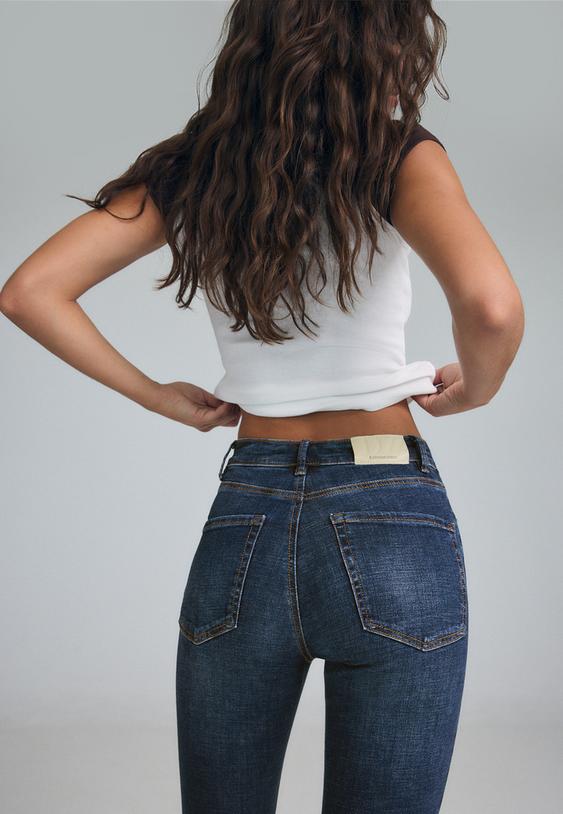 d74 jeans flare slit