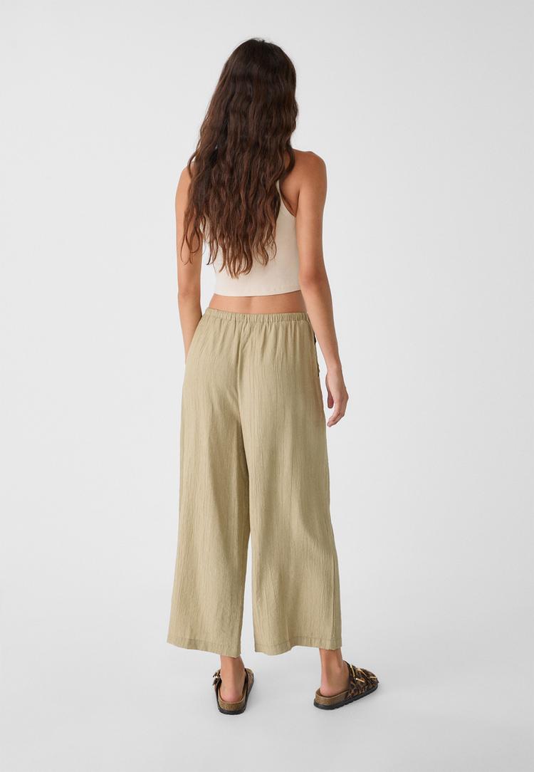 pantalon culotte fluido