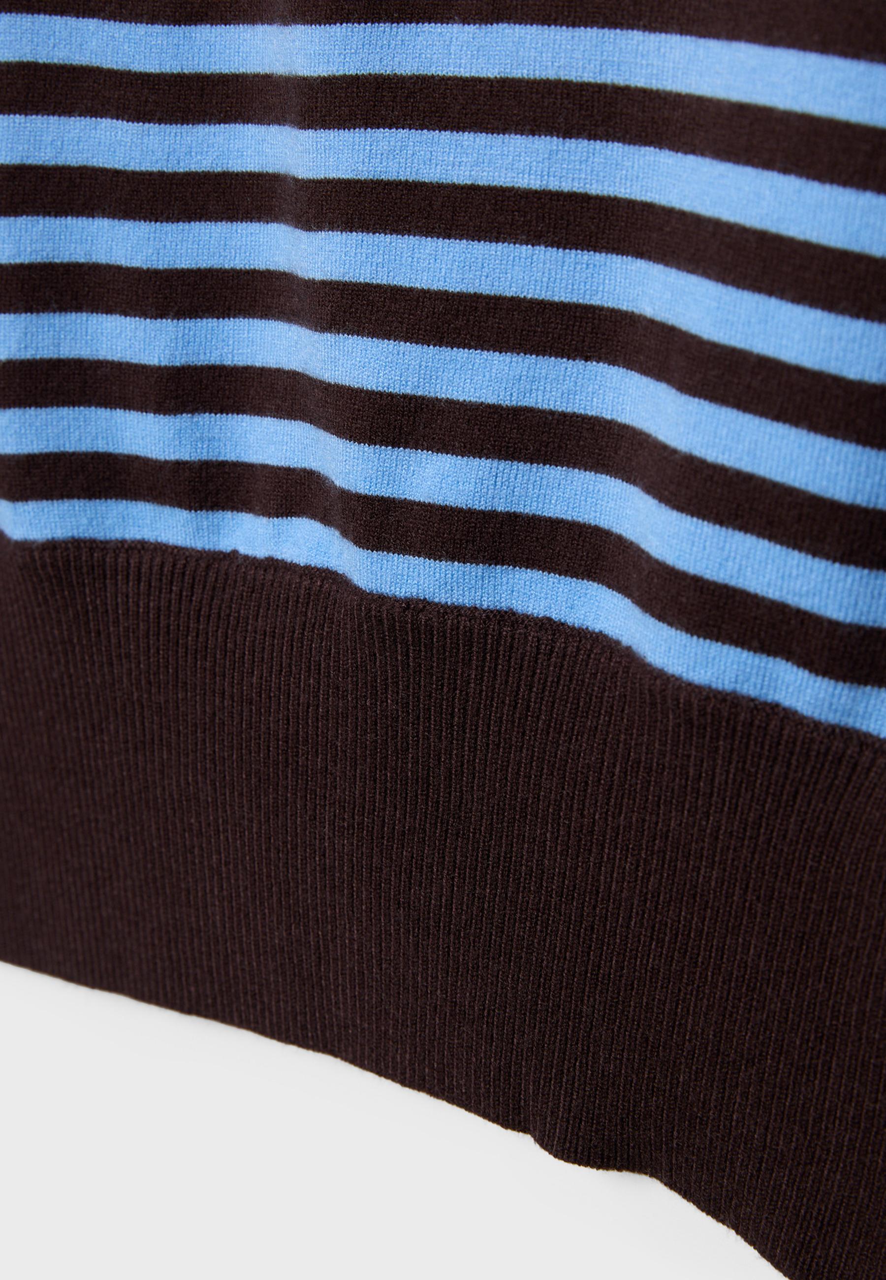 Asymmetric knit sweater — Royal blue