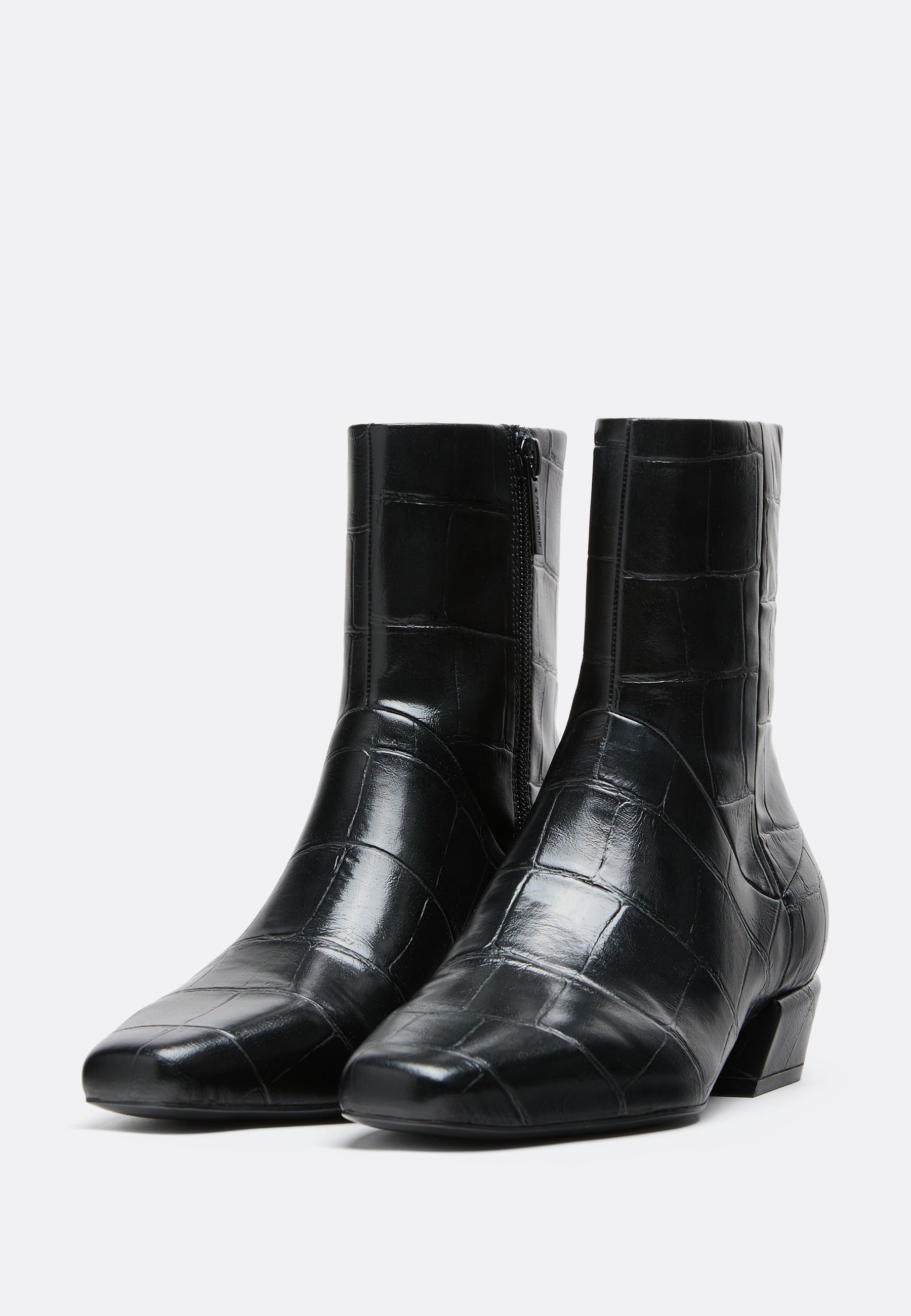 Botines tacón coco