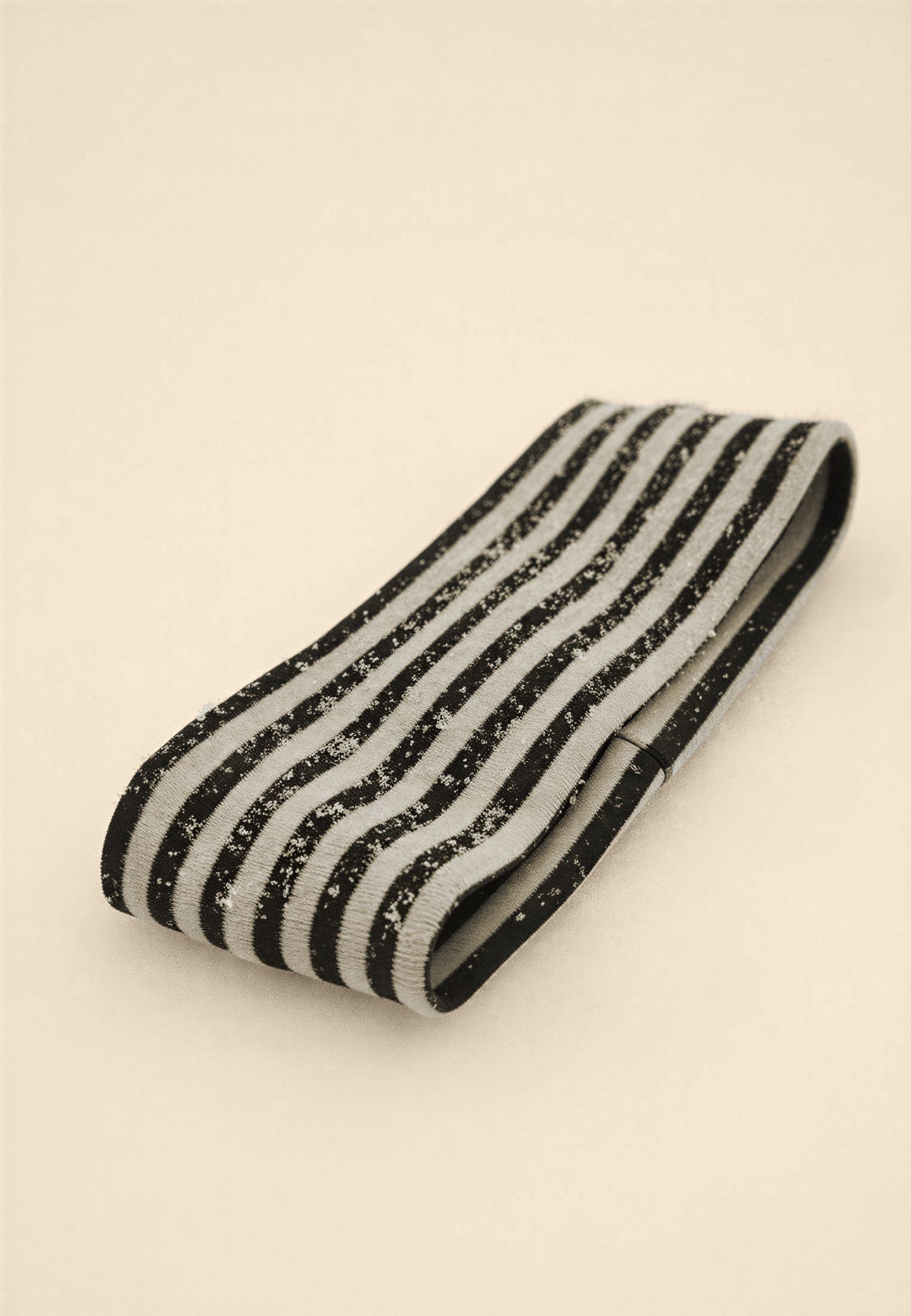Set of 2 fur ribbons — Black