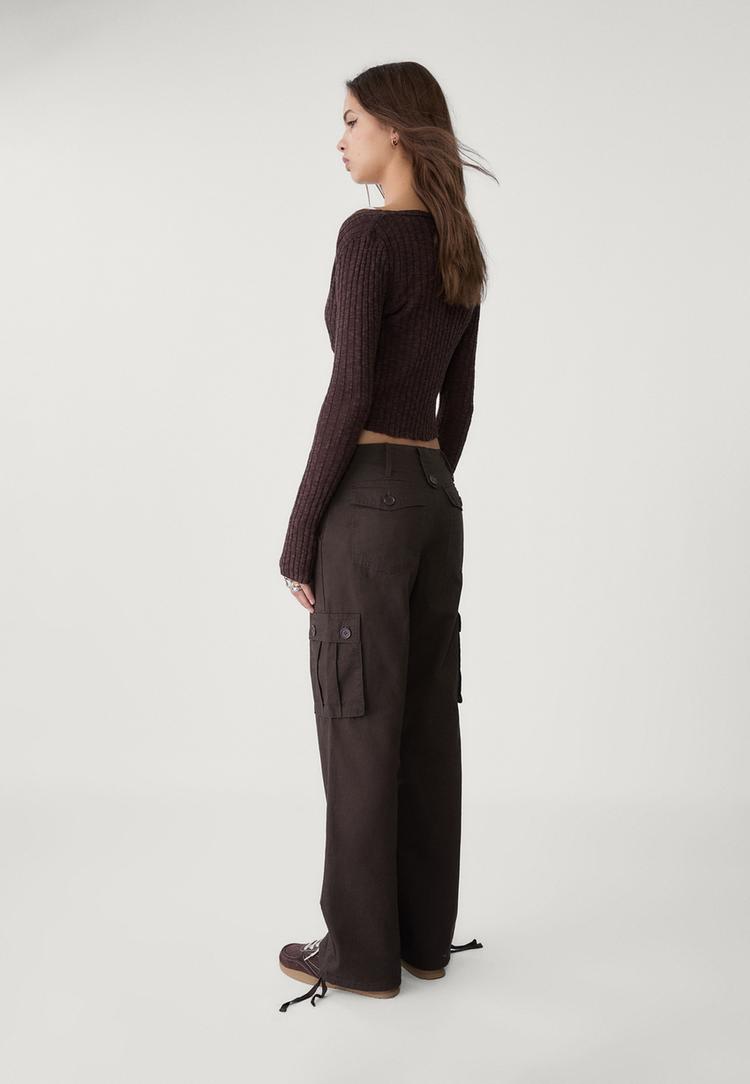 pantalon cargo straight