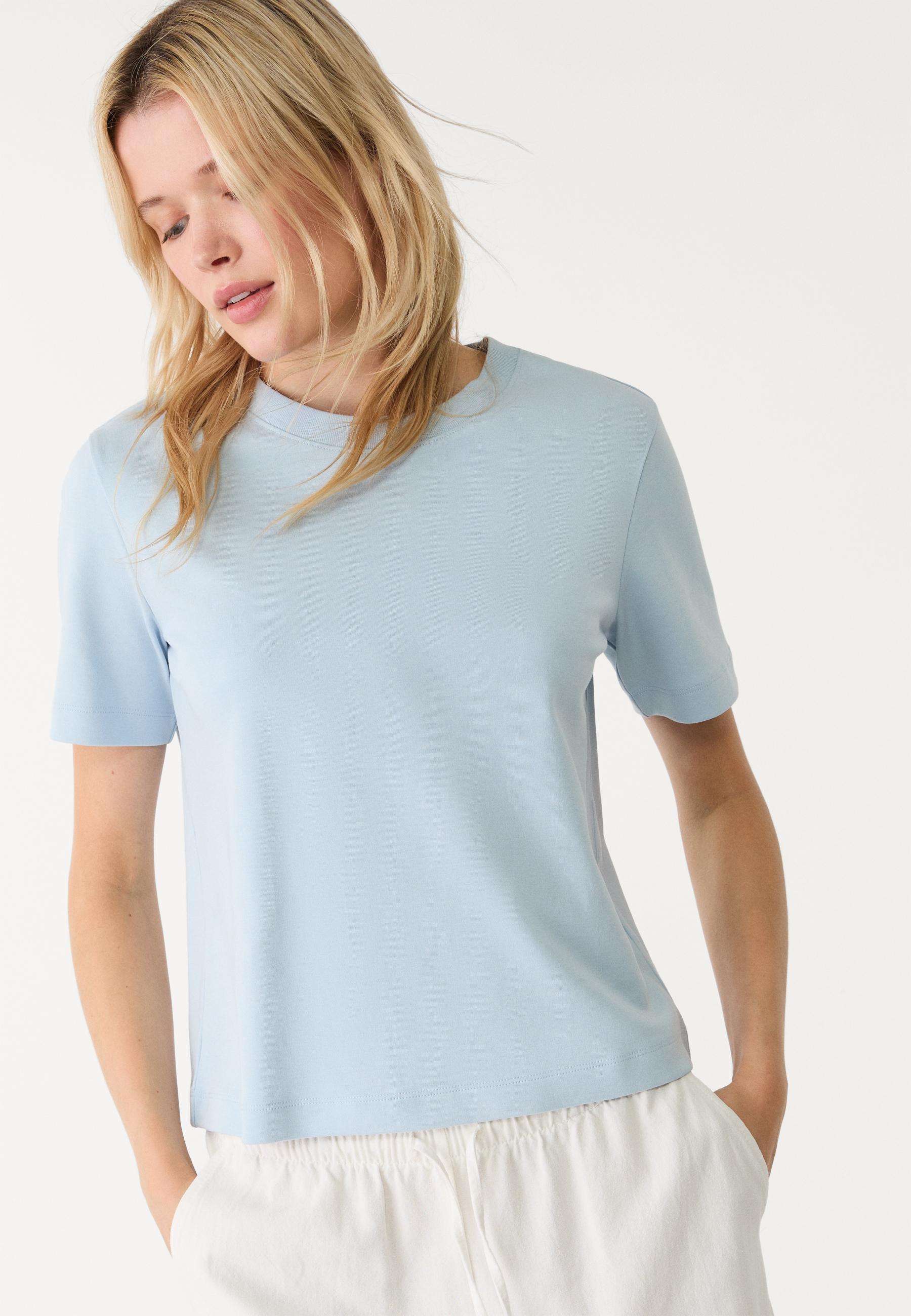 B01 Heavyweight regular fit basic T-shirt — Sky blue