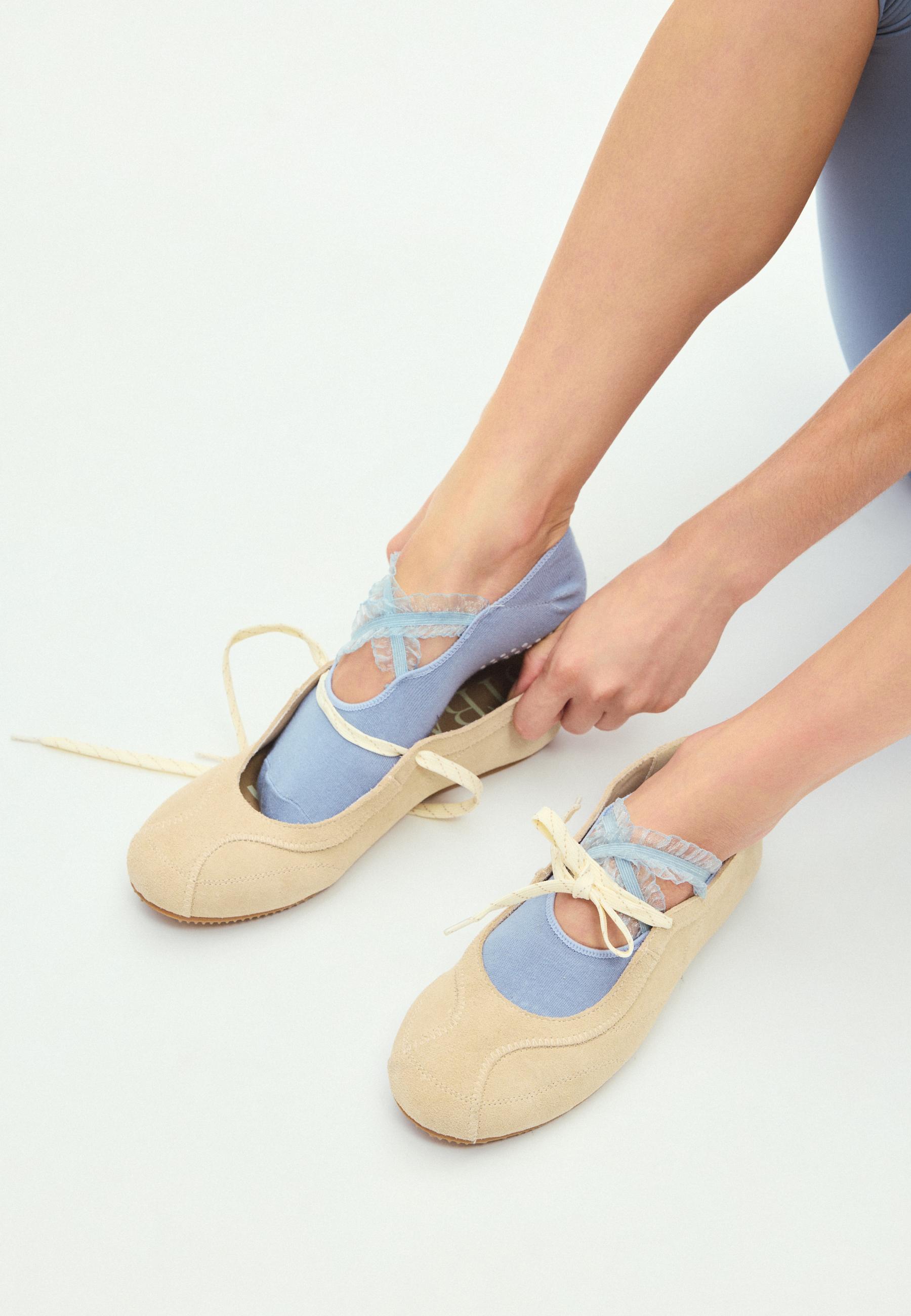 Non-slip sport socks — Blue