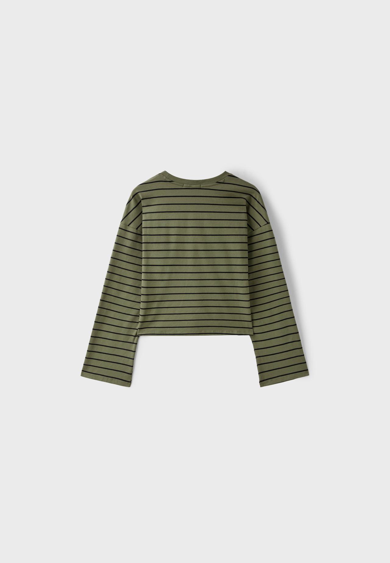 Kimono sleeve top — Khaki
