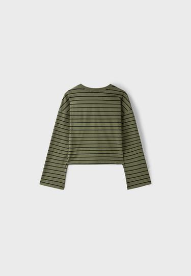 Kimono sleeve top — Khaki 9