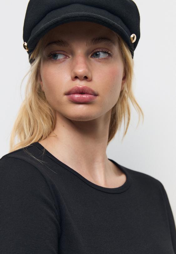 camiseta basica manga larga algodon