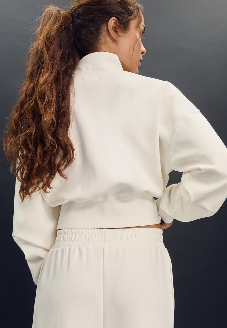 dik yaka onterlok sweatshirt