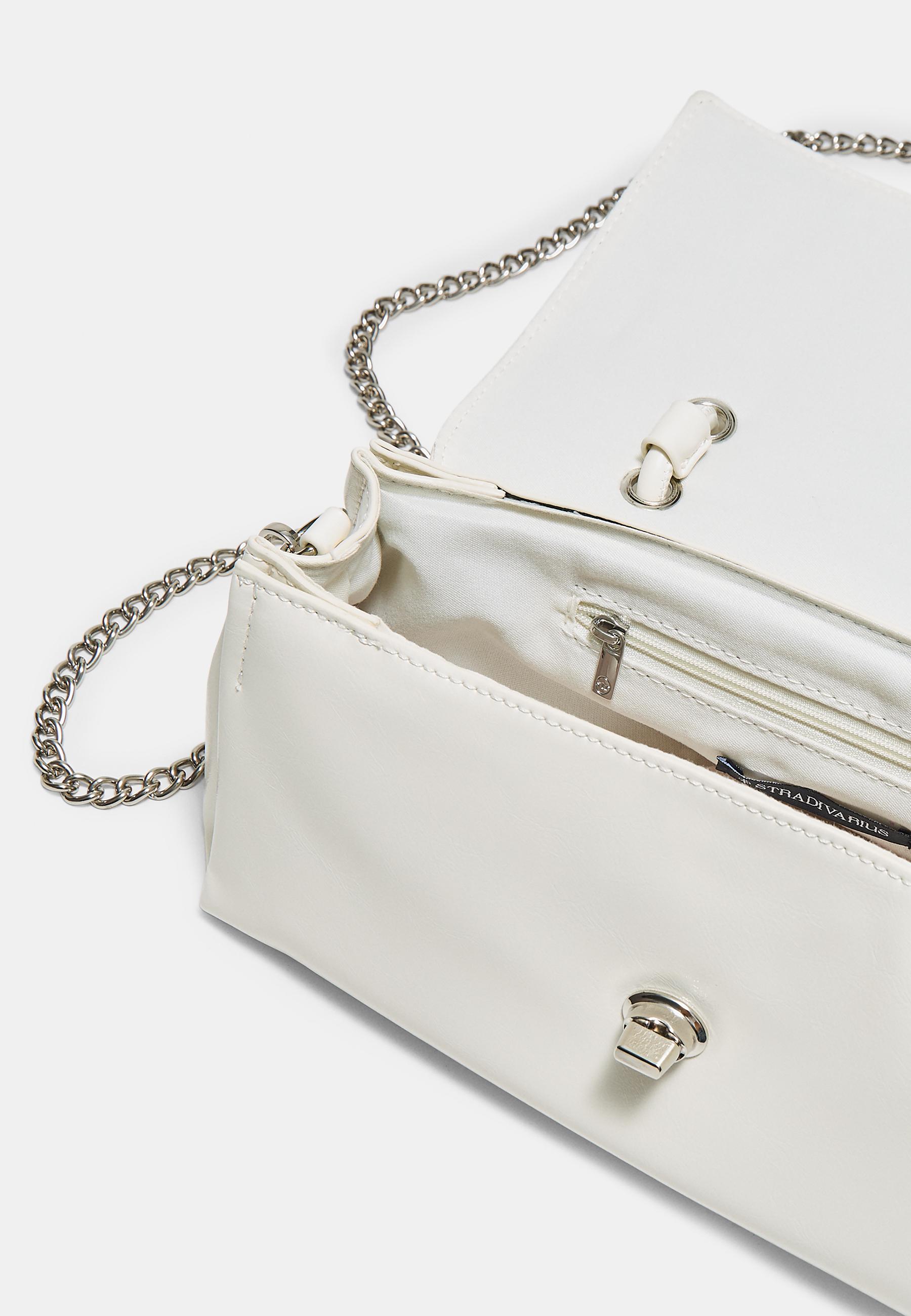 Double handle city bag — White