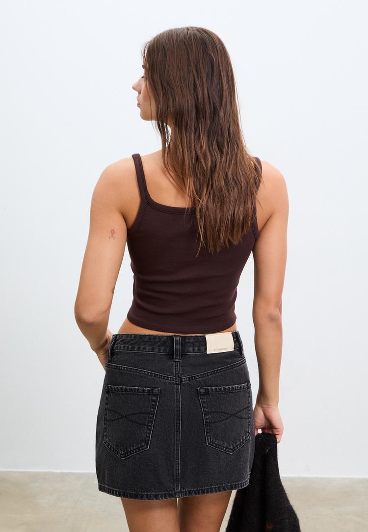 d60 falda mini denim