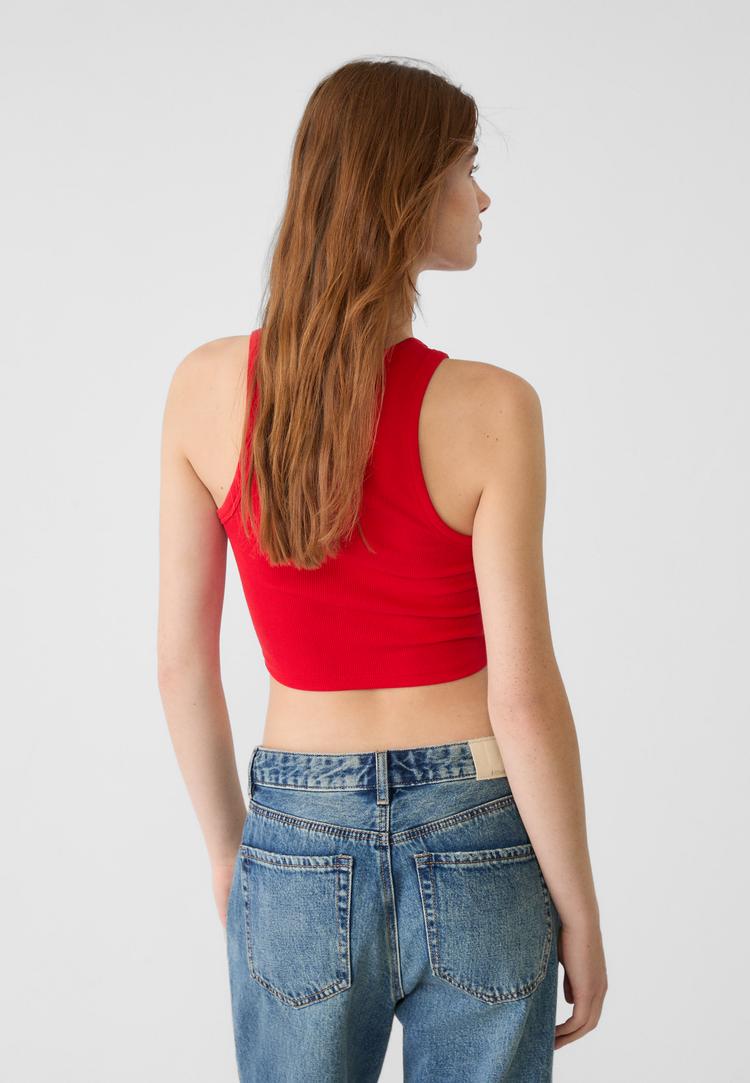 camiseta crop basica canale