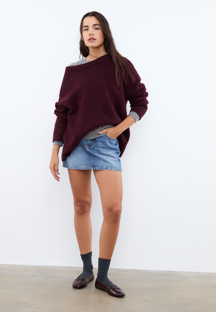 d60 falda mini denim