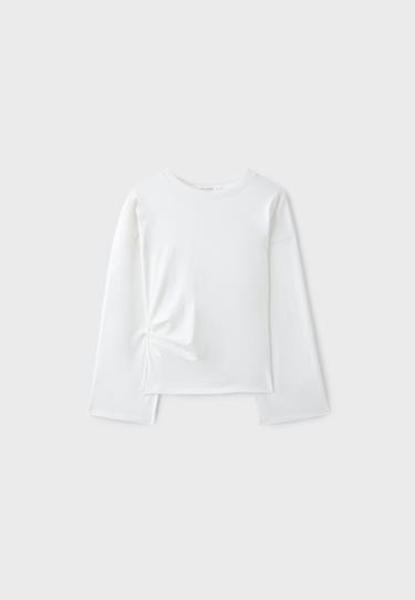 B11 Japanese long sleeve fitted waist T-shirt — Ecru 7