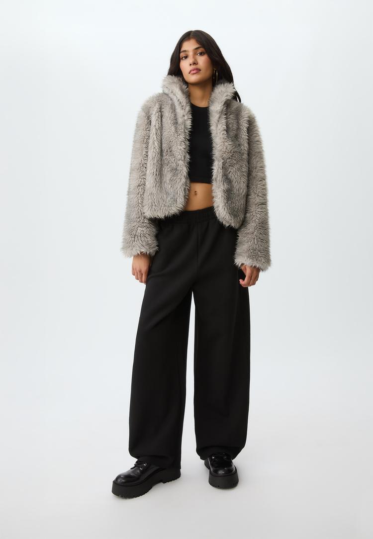 faux fur jacket
