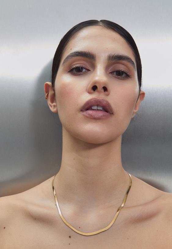 Stradivarius Waterproof Snake Chain Yellow Os