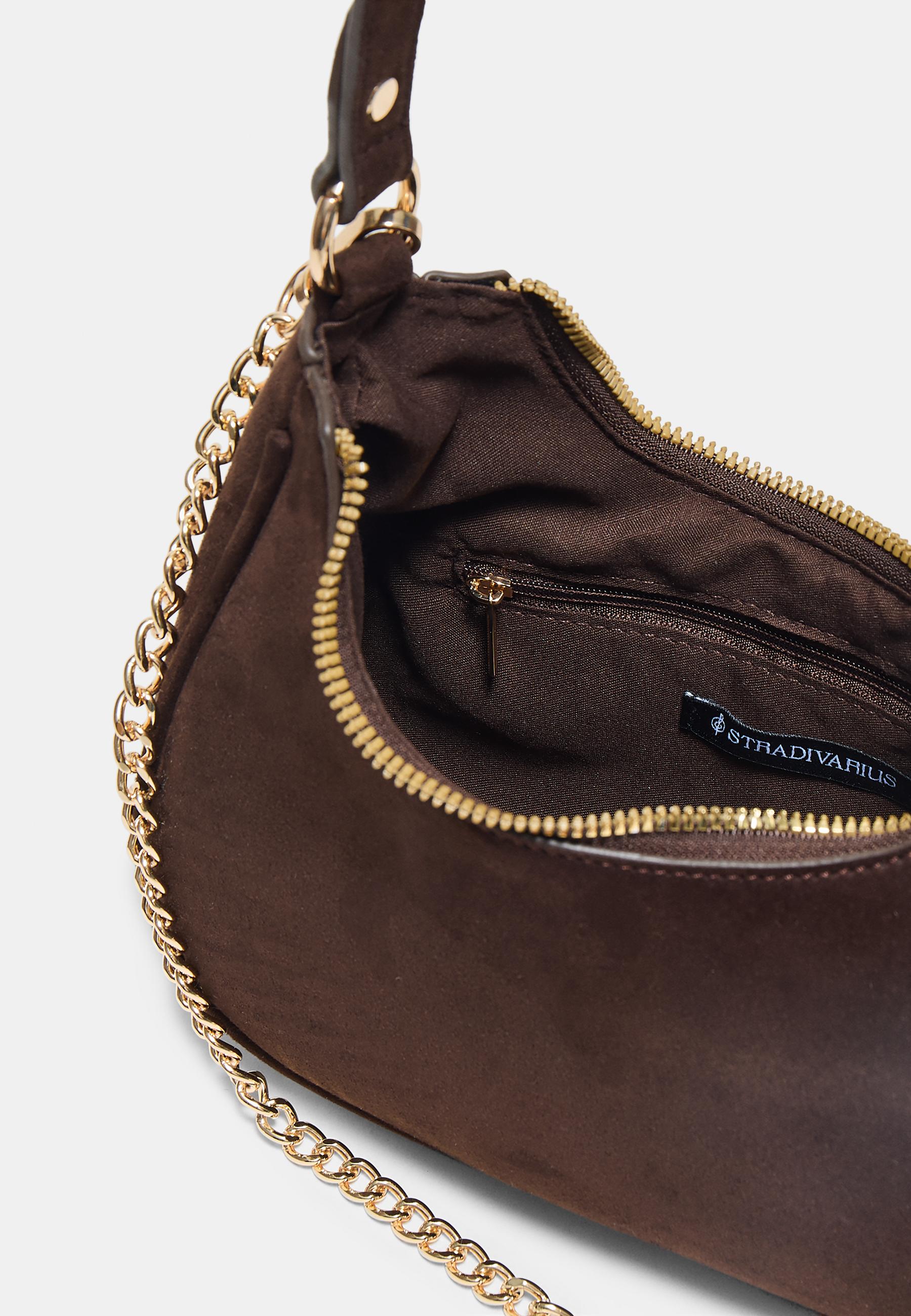 Half-moon shoulder bag — Brown