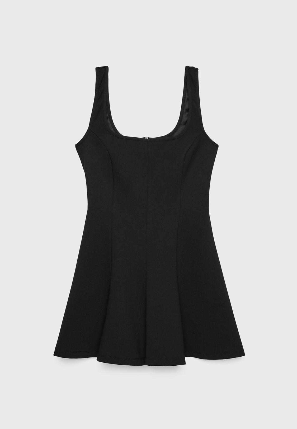 Vestido corto tirantes Stradivarius España