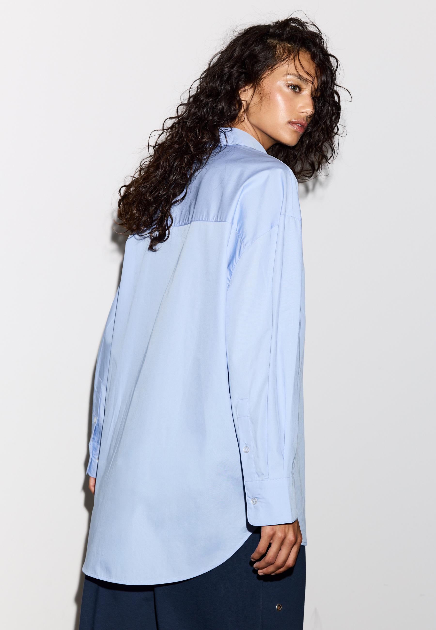 Oversize shirt — Sky blue
