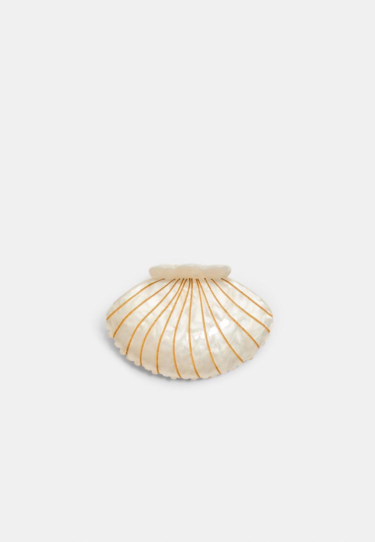 pinza de pelo concha