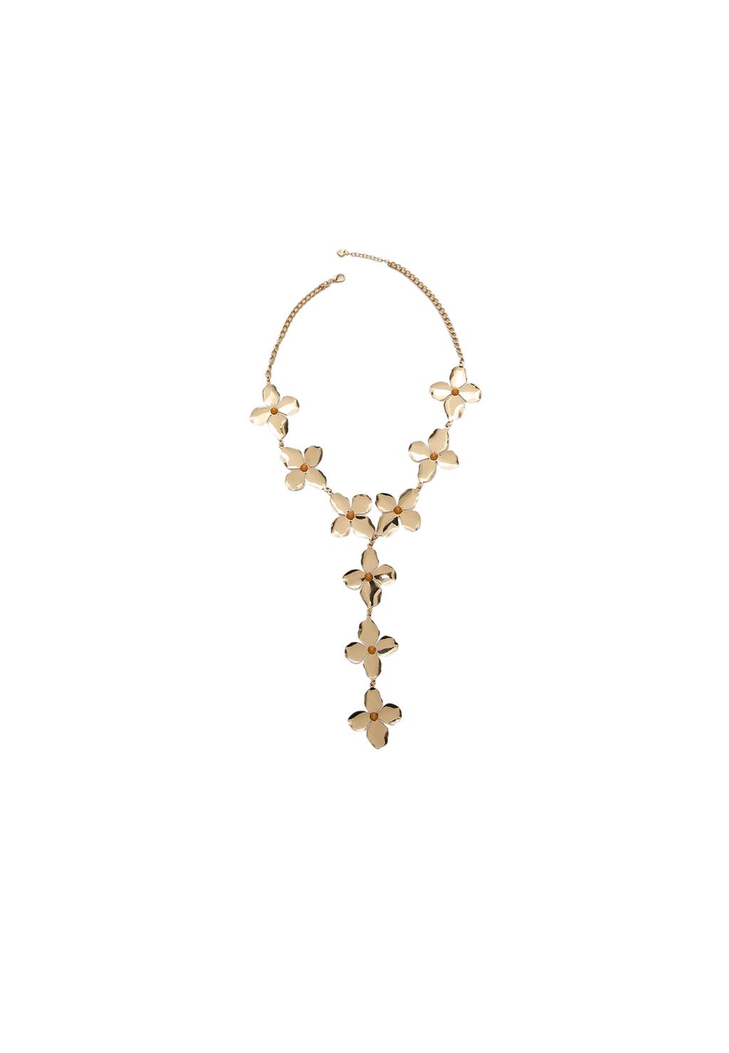 Collar lariat flores