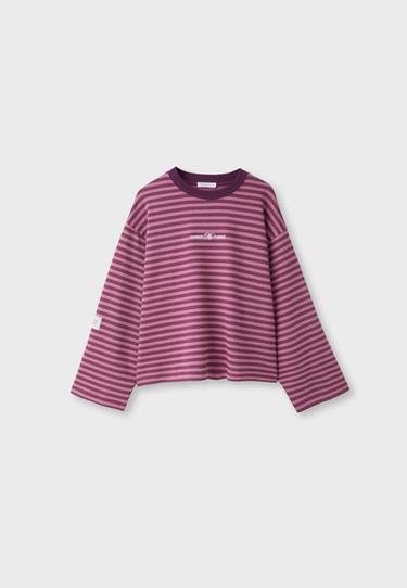 Striped sweatshirt — Purple 7