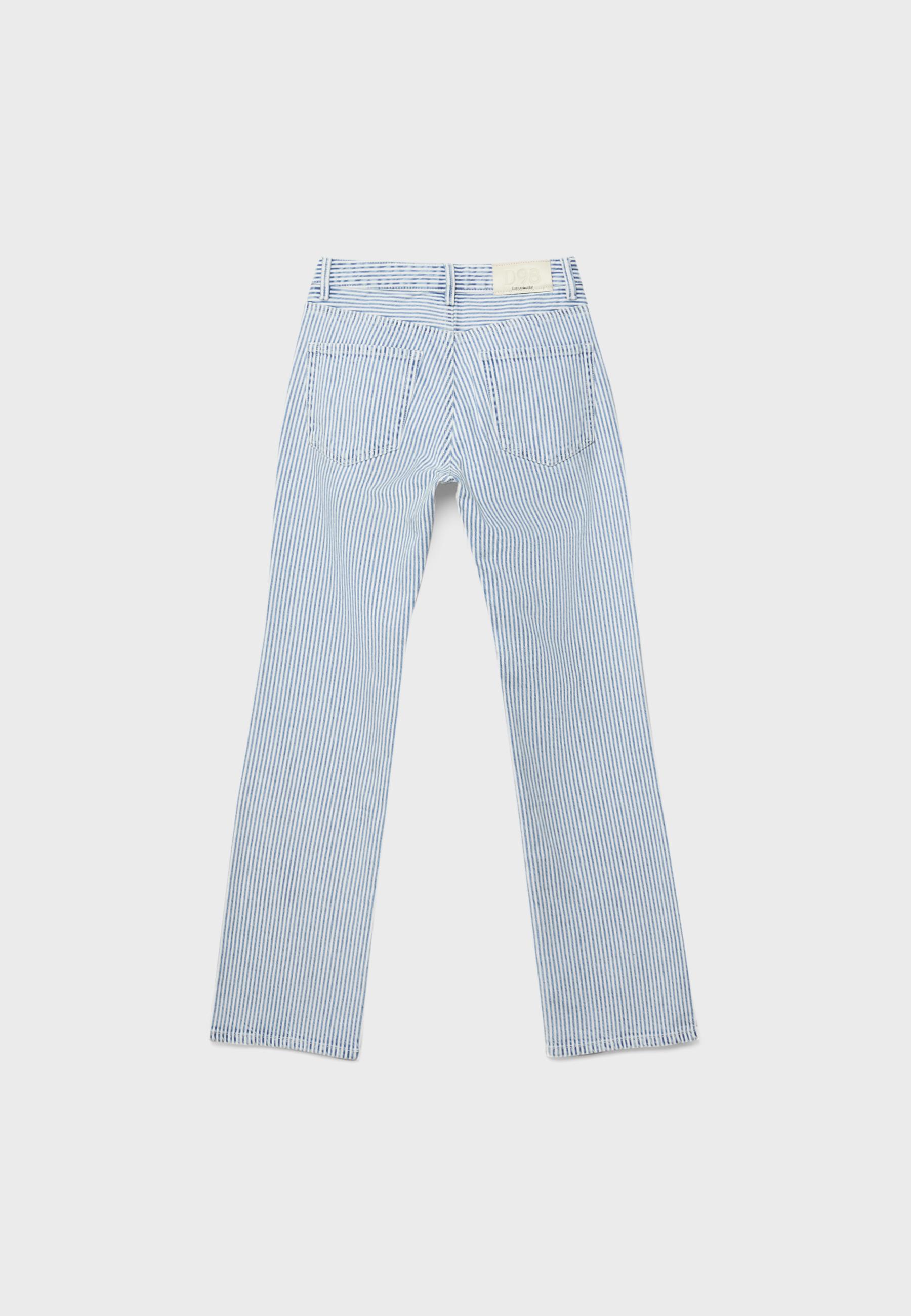 D98 Straight fit Kot Pantolon - Görsel 8