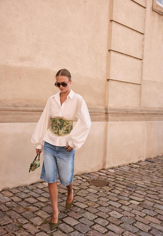 bermuda baggy in denim