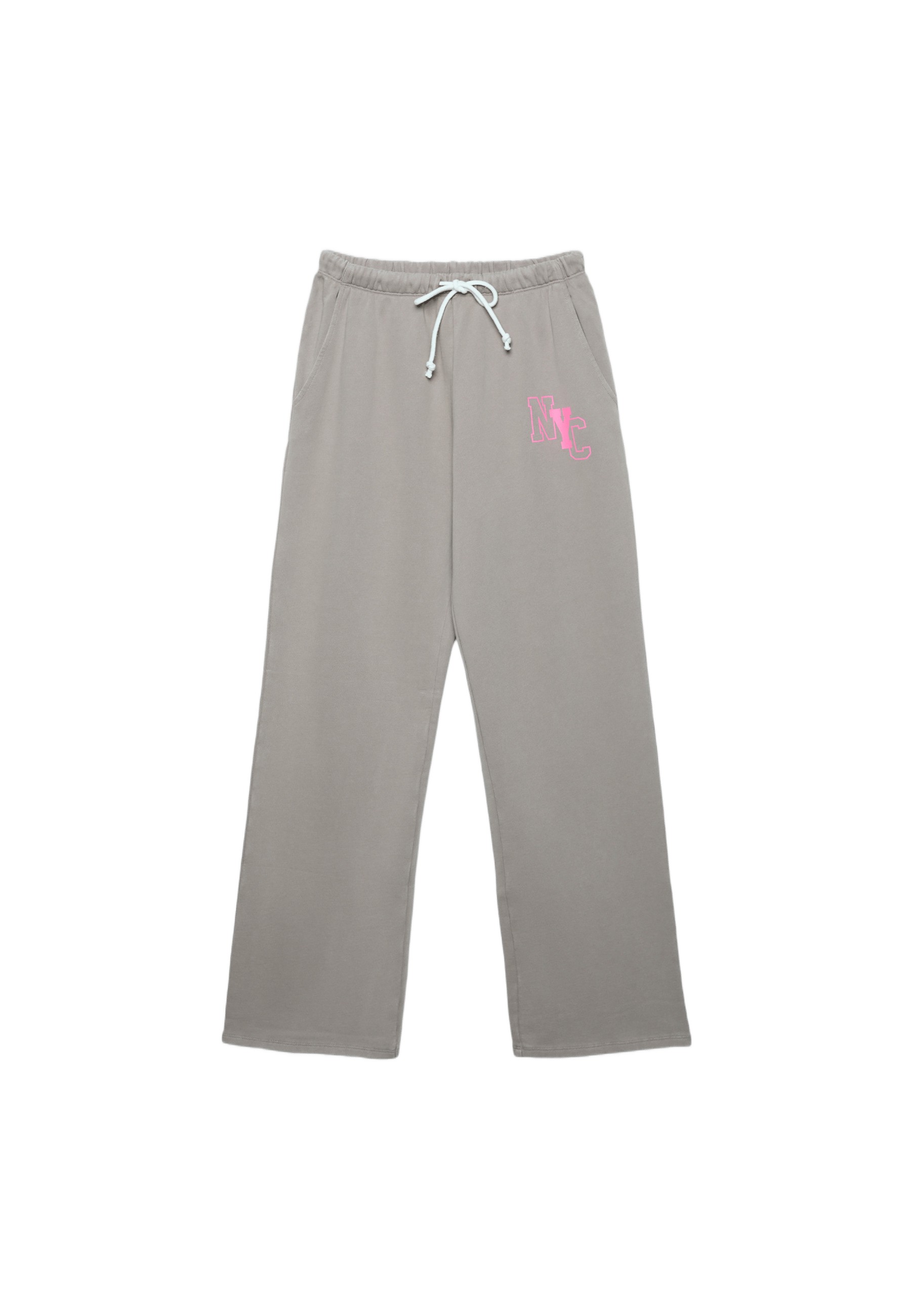 Positional washed effect jogger trousers — Beige