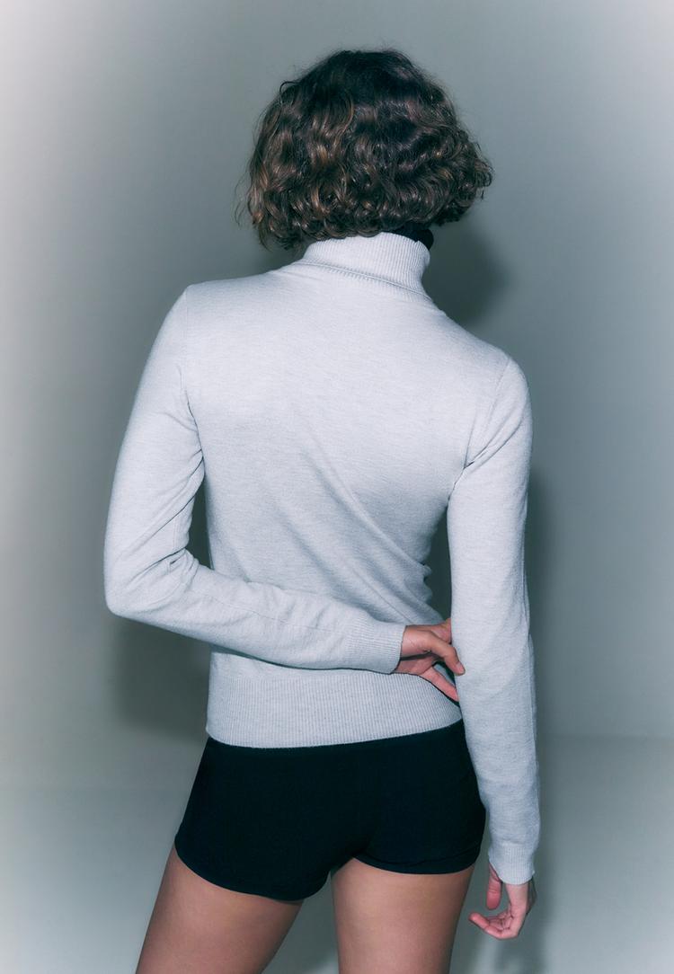 jersey basico punto cuello subido