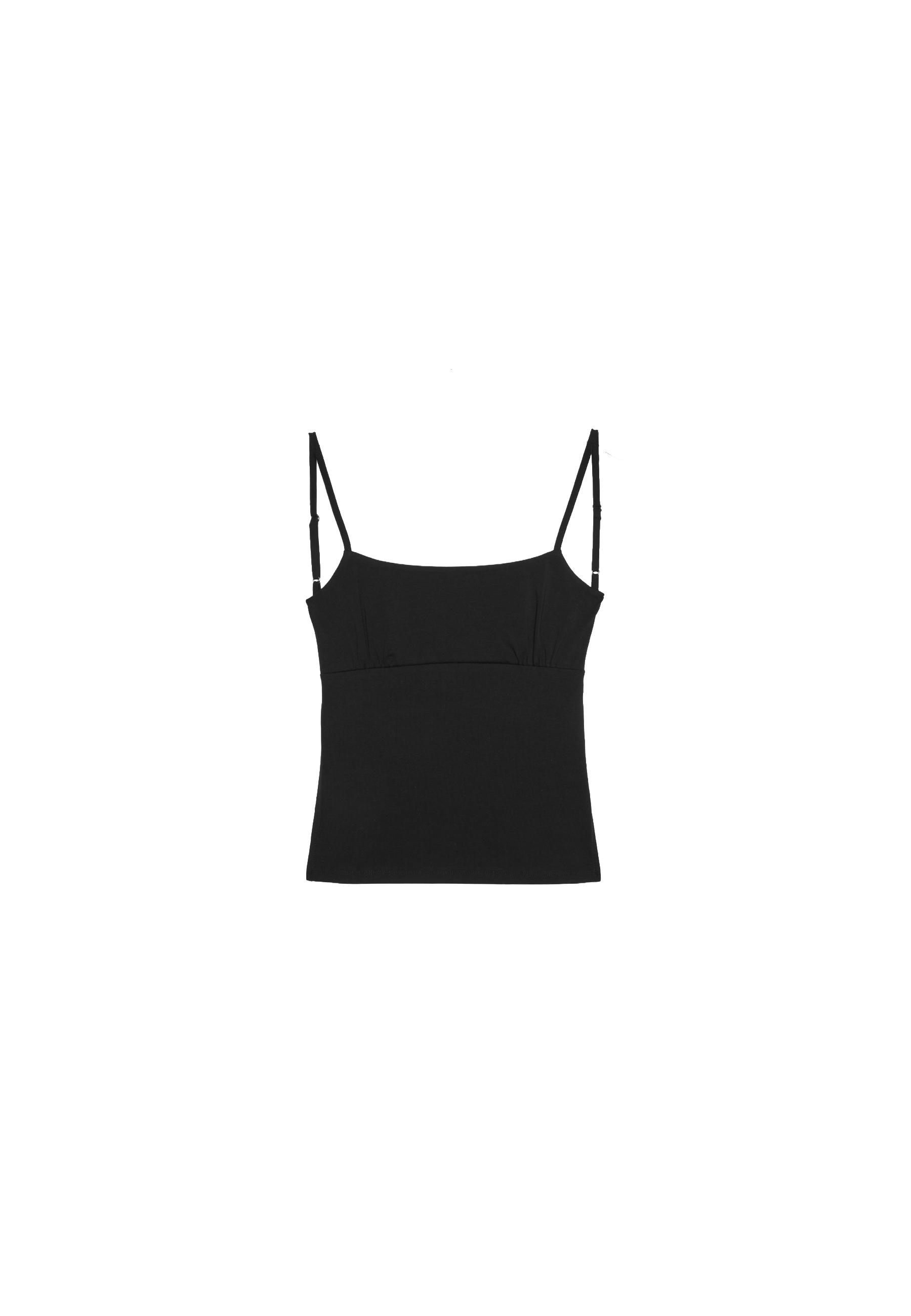 Open back strappy top — Black
