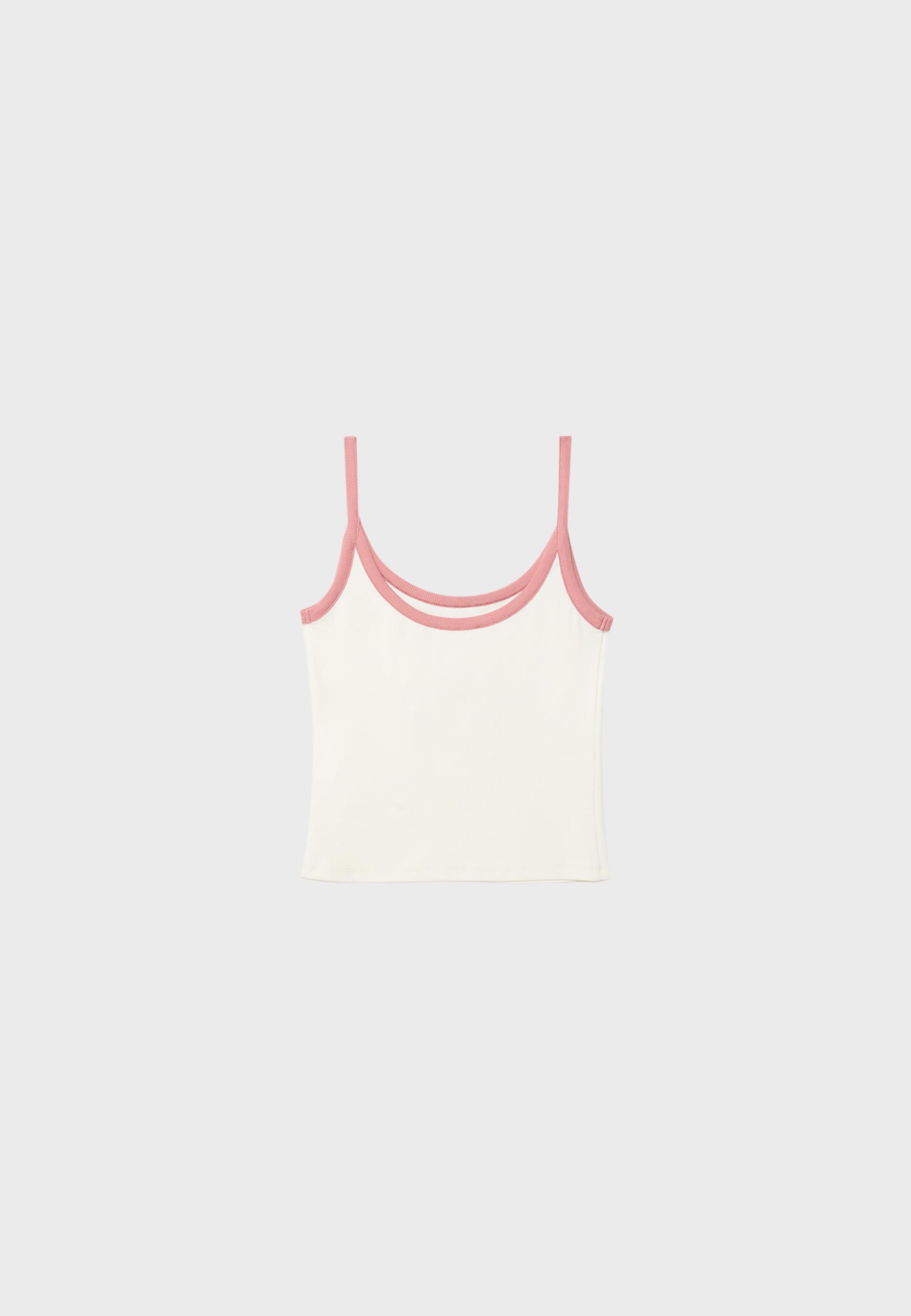 Hibiscus strappy T-shirt - Women's fashion | Stradivarius Spain