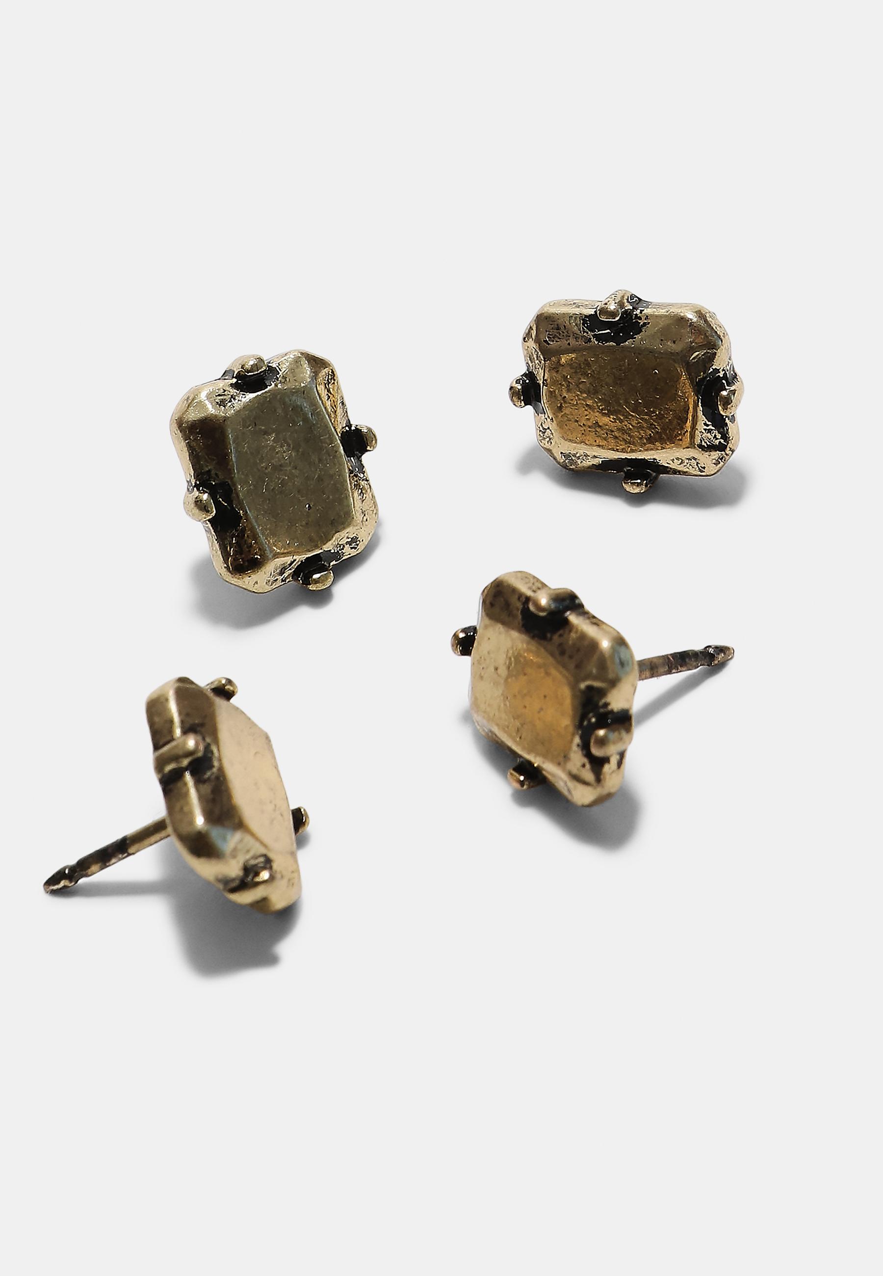 Set of 8 jewel brooches — Khaki