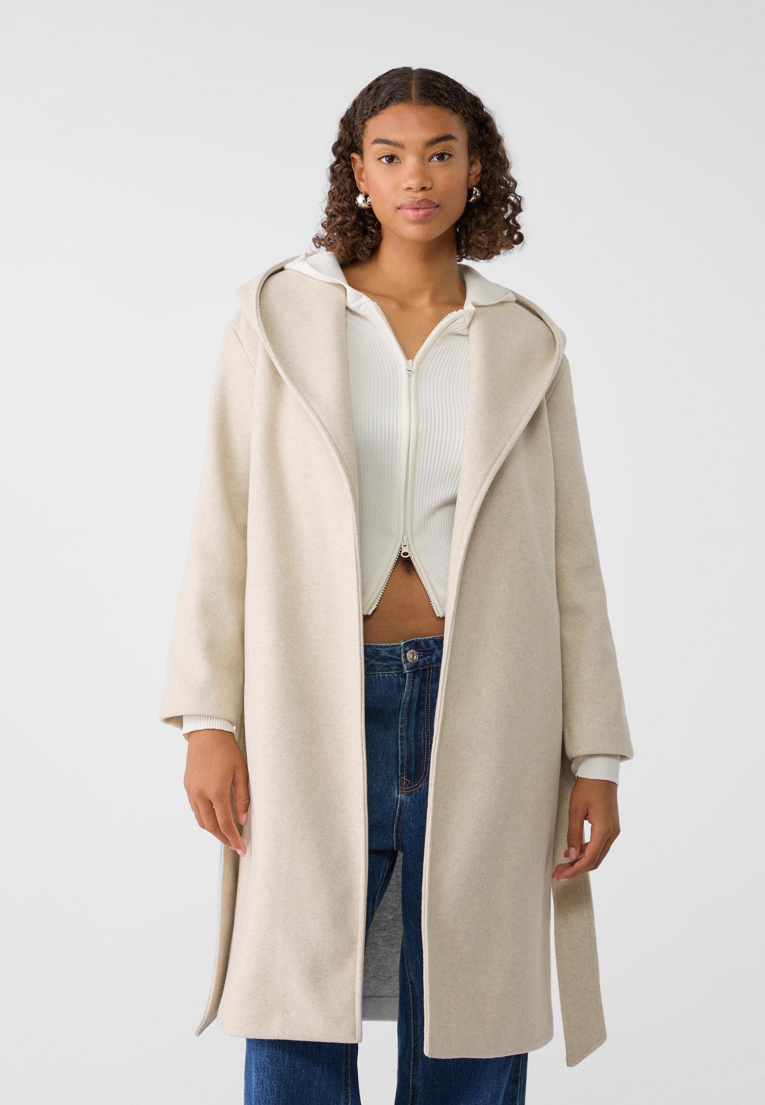 Cream coat women on sale