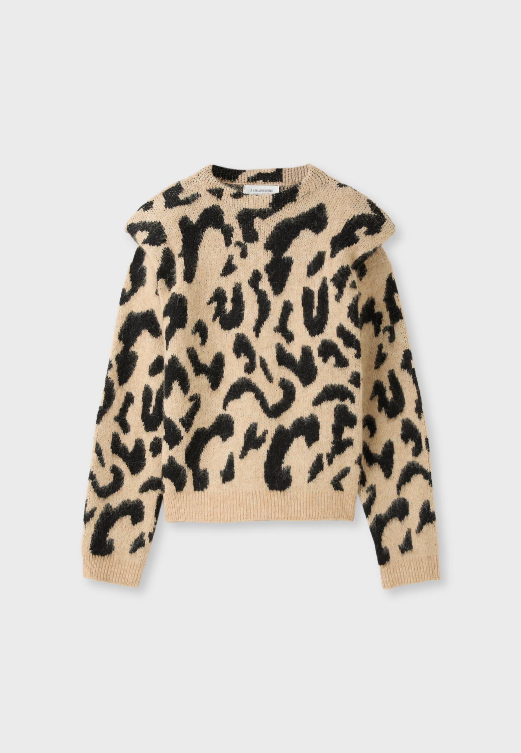 Jersey punto leopardo