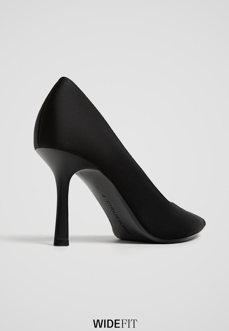 wide fit zapatos tacon tipo salon