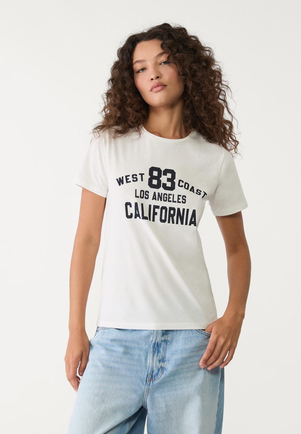 Maglietta da Donna Basic Bianca - Crea Stampa Maglietta da Donna Basic Bianca - Crea Stampa