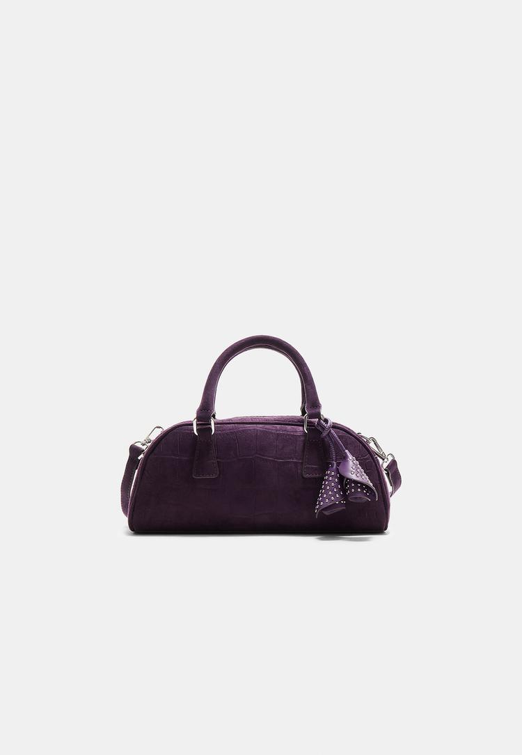 bolso bowling detalle flor