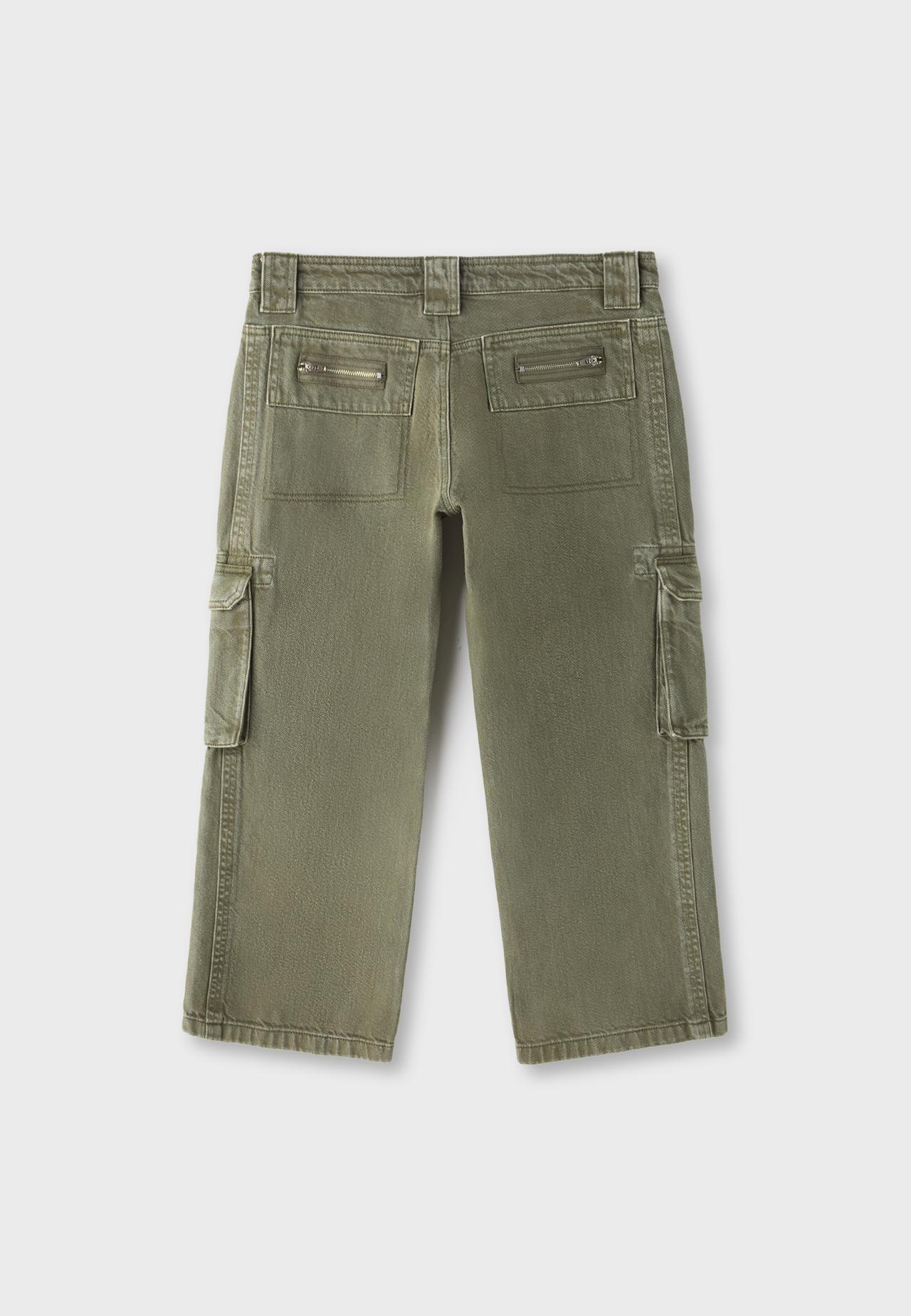 Cargo capris — Khaki