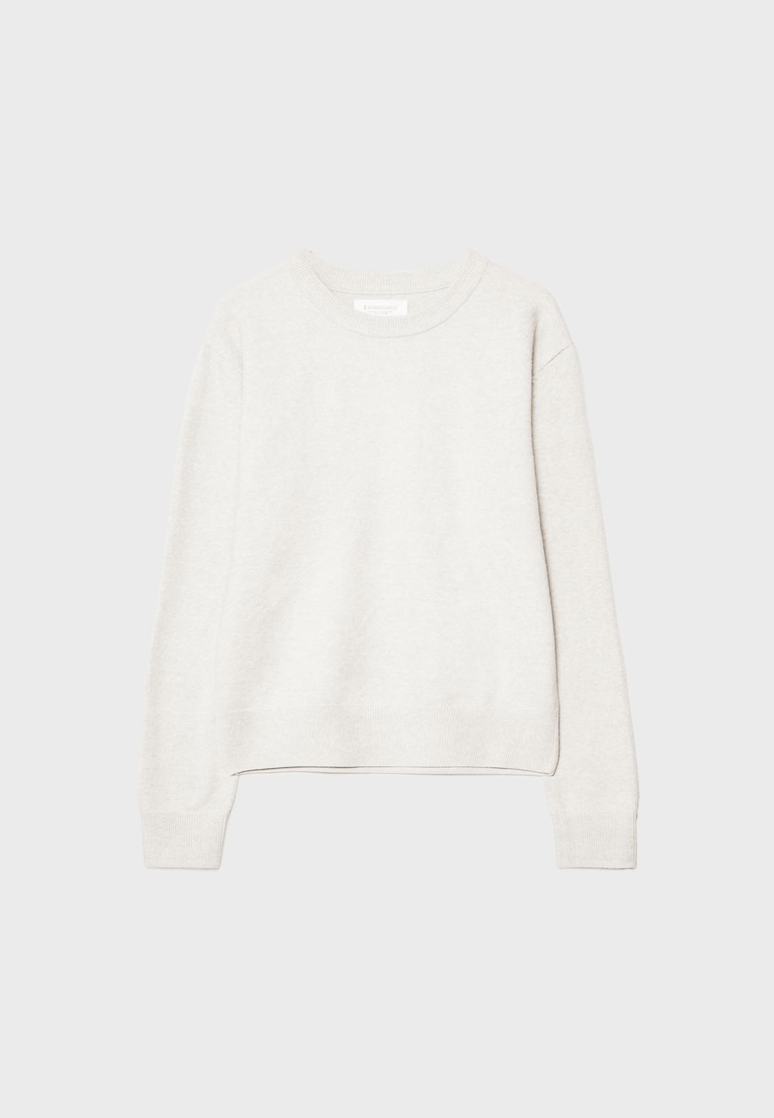 Basic tricot trui met zachte touch