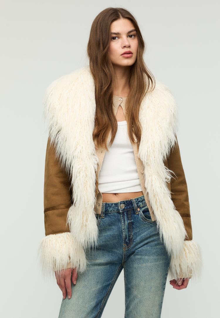 blouson double face fausse